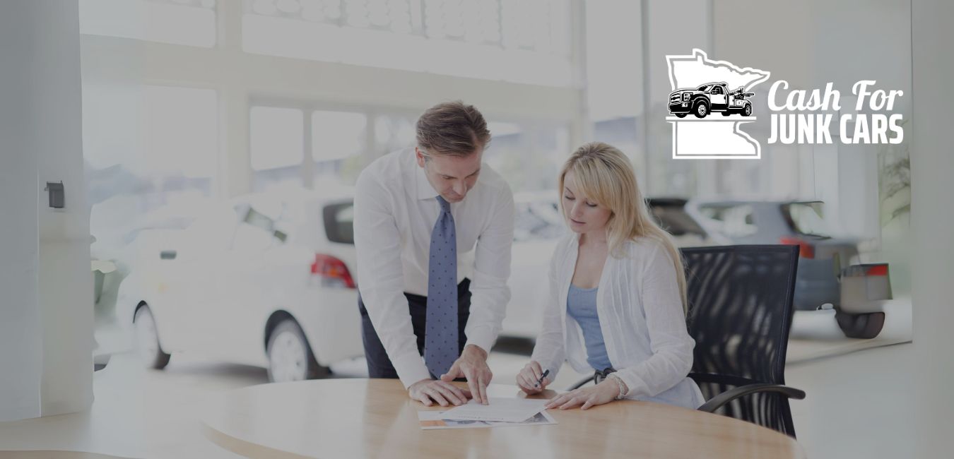 where to sign title when junking a car